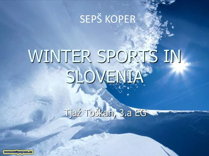 winter sports in slovenia