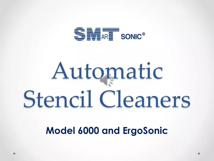 automatic stencil cleaners