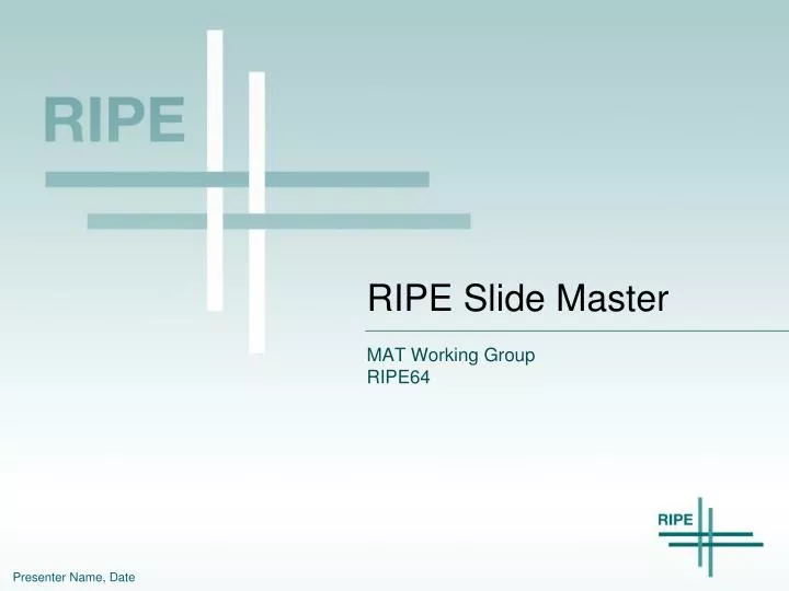 ripe slide master