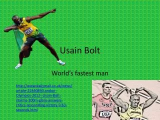 Usain Bolt