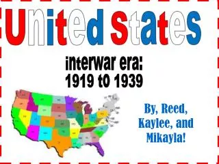 interwar era: 1919 to 1939