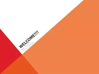 welcome
