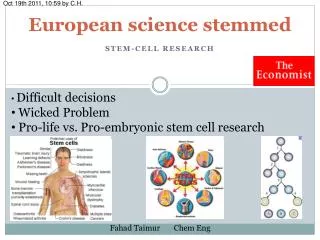 European science stemmed