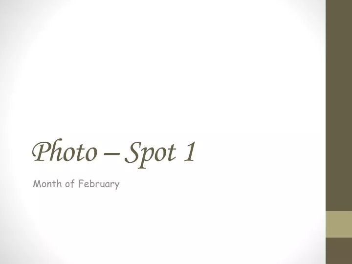 photo spot 1