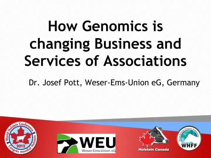 how genomics is changing business and services of associations