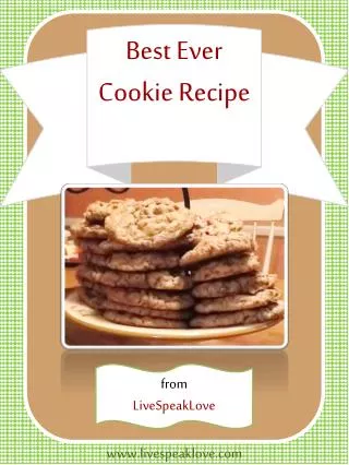 Best Ever Cookie Recipe