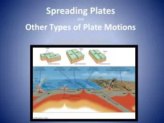 Spreading Plates and Other Types of Plate Motions