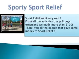 S porty Sport Relief