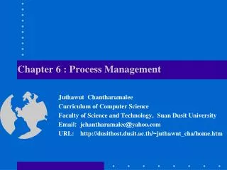 chapter 6 process management