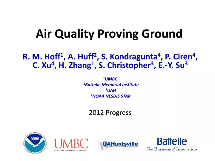 air quality proving ground