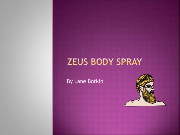 zeus body spray