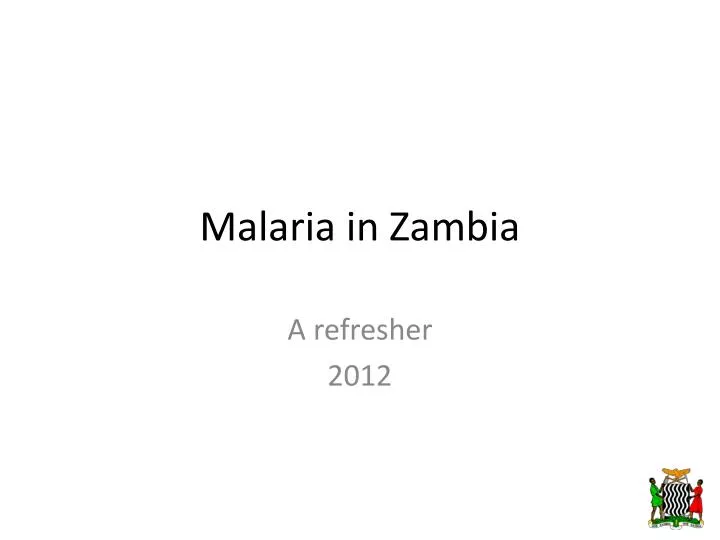 malaria in zambia