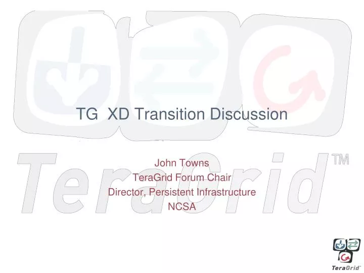 tg xd transition discussion