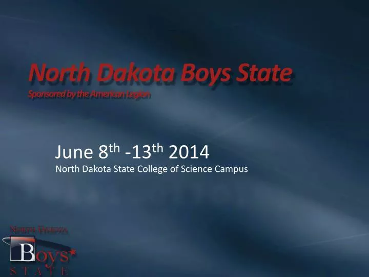 north dakota boys state sponsored by the american legion