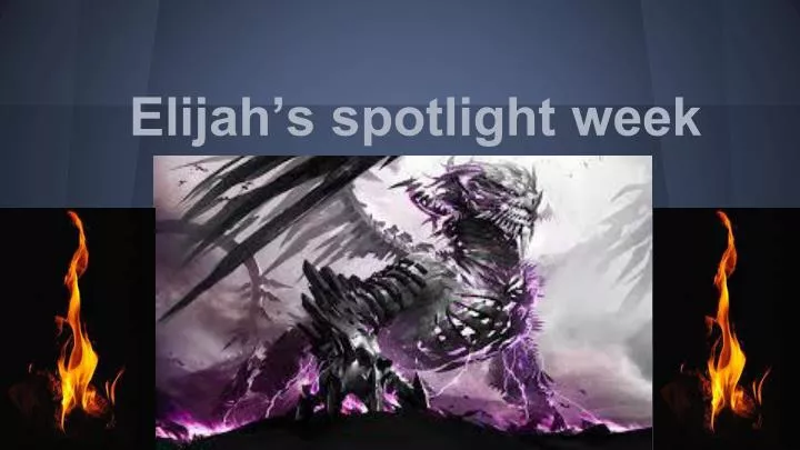 elijah s spotlight week