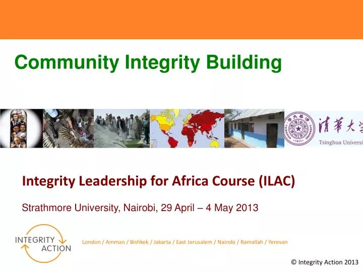 integrity leadership for africa course ilac