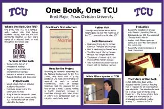 What is One Book, One TCU?