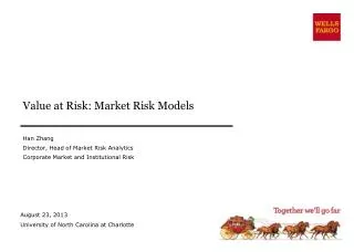 Value at Risk: Market Risk Models
