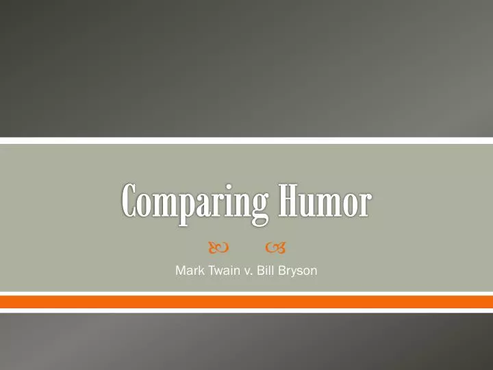 comparing humor