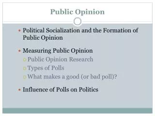 Public Opinion