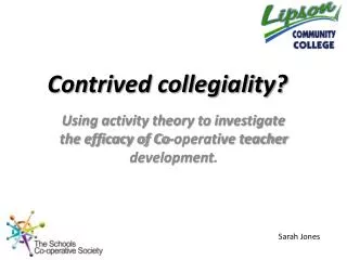 Using activity theory to investigate the efficacy of Co-operative teacher development .