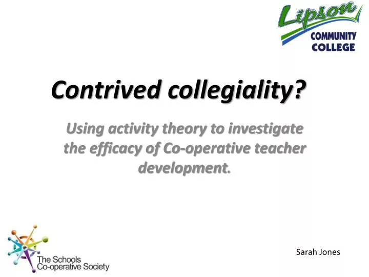 using activity theory to investigate the efficacy of co operative teacher development