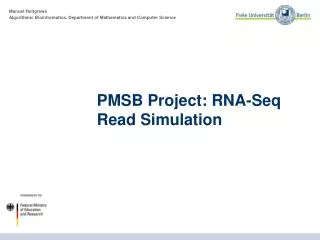 PMSB Project: RNA- Seq Read Simulation