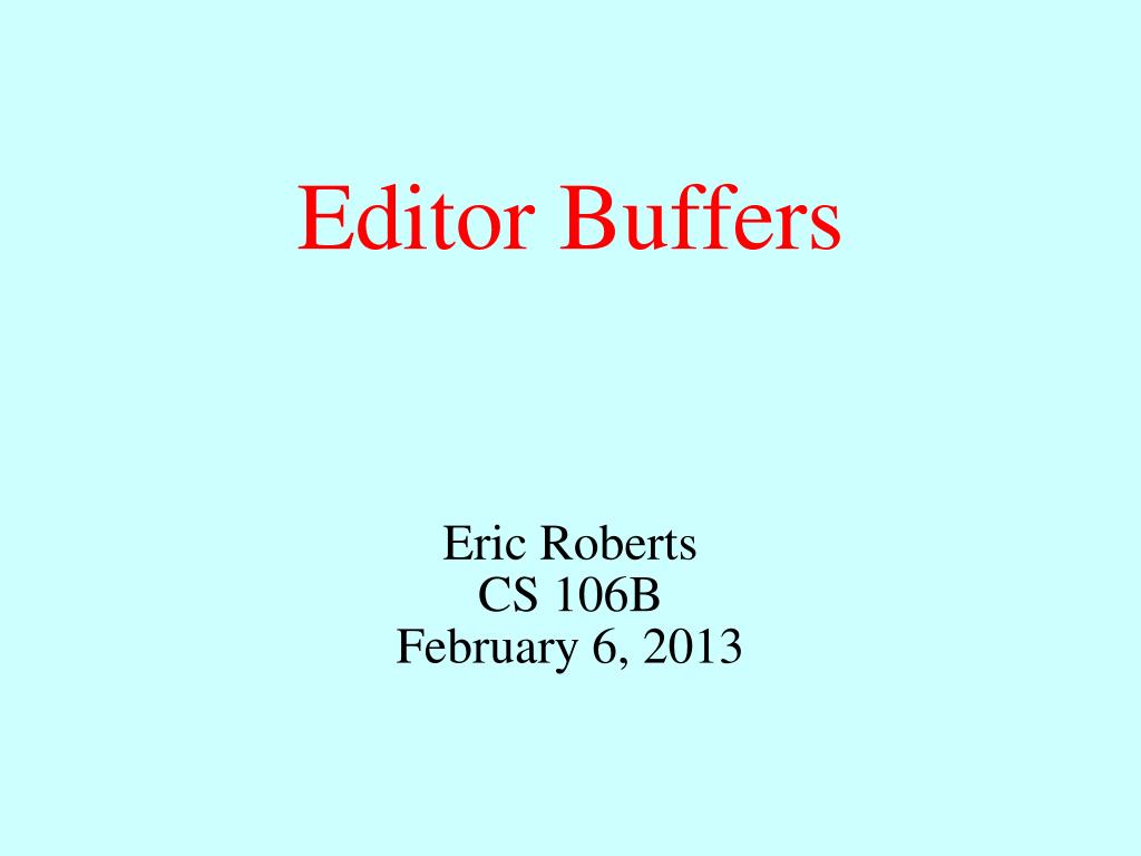 PPT - Exploring History of Editors: TECO & WYSIWYG PowerPoint ...
