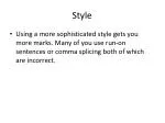 Style - slide 1