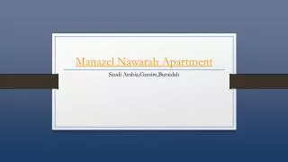 Manazel Nawarah Apartment