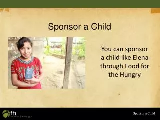 Sponsor a Child