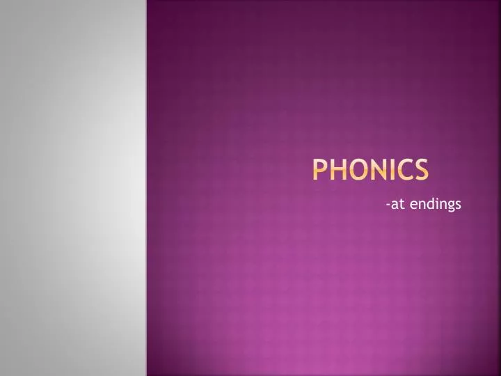 phonics