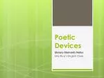 Poetic Devices - slide 1