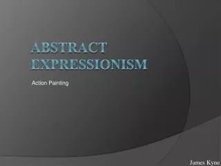 Abstract Expressionism