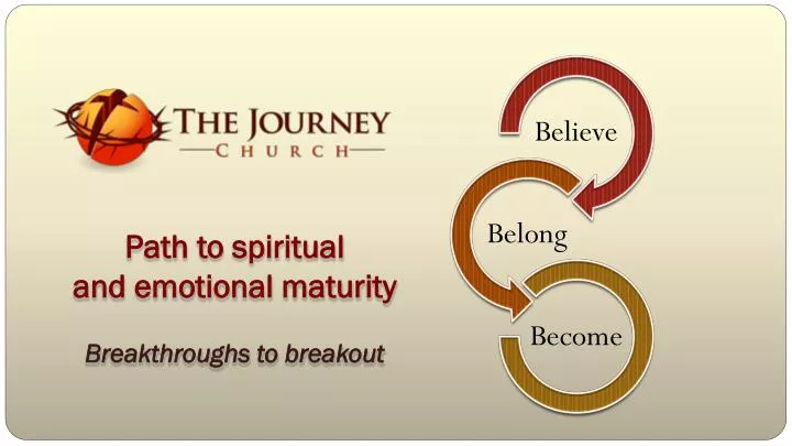 path to spiritual and emotional maturity breakthroughs to breakout