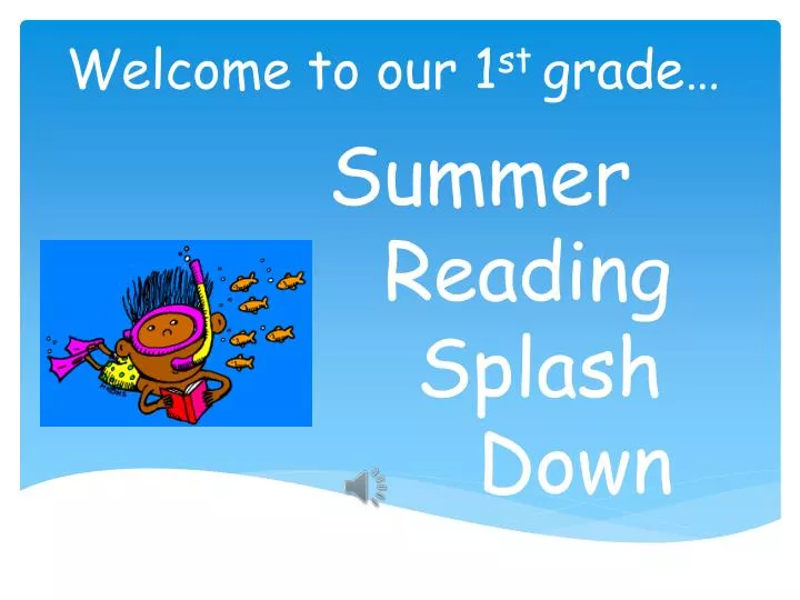 summer reading splash down