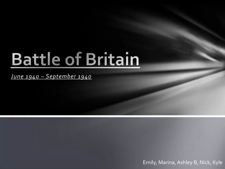 battle of britain