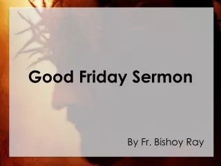 Good Friday Sermon