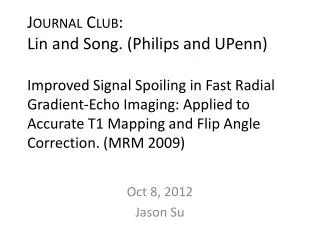 Oct 8, 2012 Jason Su