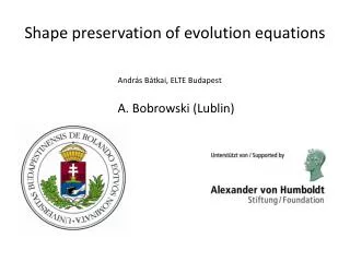 Shape preservation of evolution equations