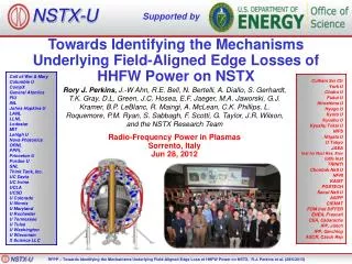 Towards Identifying the Mechanisms Underlying Field-Aligned Edge Losses of HHFW Power on NSTX