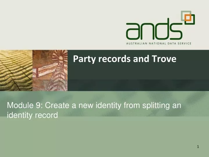 party records and trove