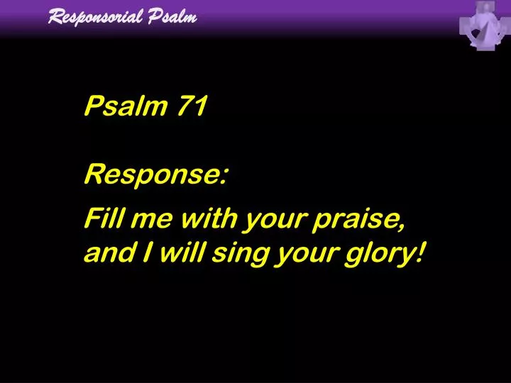 responsorial psalm