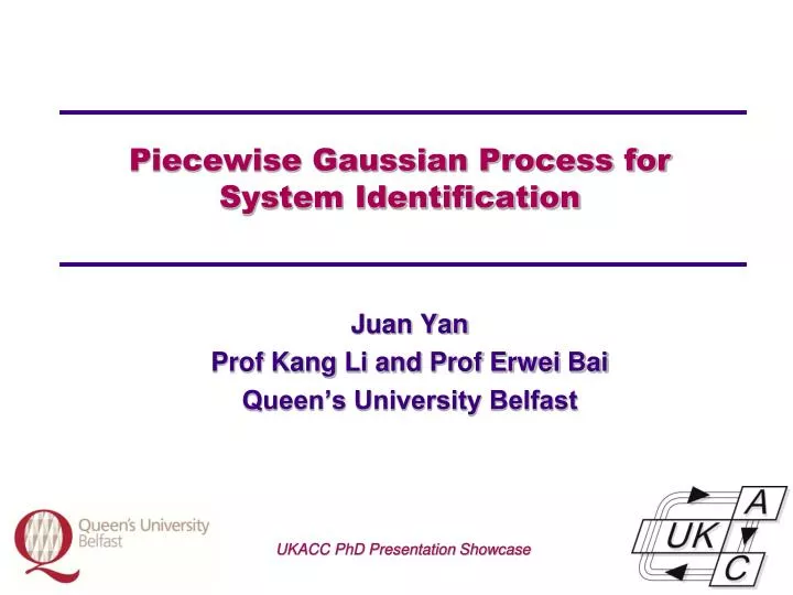 piecewise gaussian process for system identification