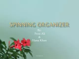Spinning Organizer