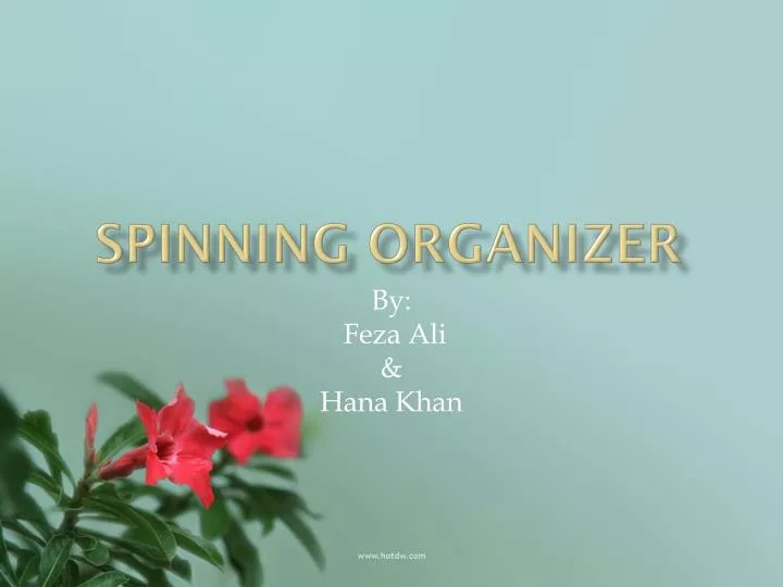spinning organizer