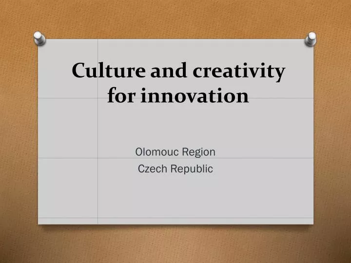 culture and creativity for innovation