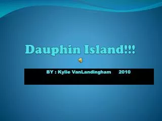 Dauphin Island!!!