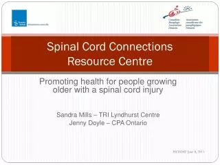 Spinal Cord Connections Resource Centre