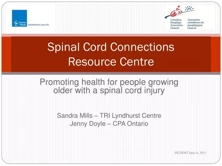 spinal cord connections resource centre